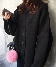 Amulet（アミュレット）の「春も活躍のロングセラーアイテム◎　オーバーサイズニットカーディガン（カーディガン/ボレロ）」