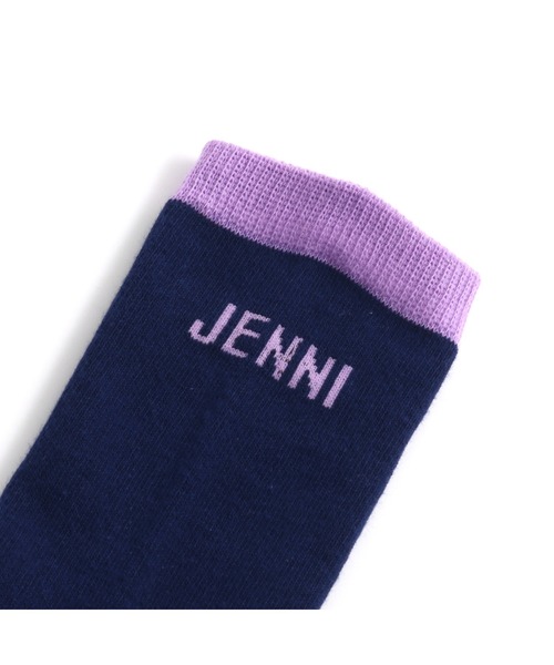 JENNI love(ジェニィラブ)の「バックタテロゴニーハイソックス(ソックス/靴下・キッズ・ネイビー/グレー/ブラック・19-21cm/22-24cm)」の10枚目の写真