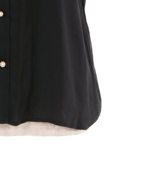 axes femme（アクシーズファム）の「コットンレースブラウス（シャツ/ブラウス・レディース・ブラック/ホワイト・MEDIUM）」の10枚目の写真
