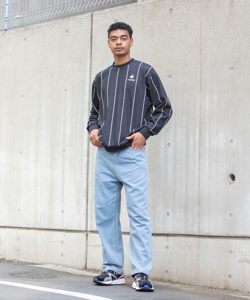 le coq sportif(ルコックスポルティフ)の「クルーネックスウエットスポーツ メンズ クルーネックスウエット スウェット トレーニング トレーニングウェア スポーツウェア(スウェット・メンズ・ライトグレー/ブラック・S/XL/L/M)」の14枚目の写真