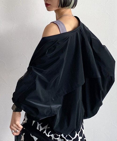 PAGEBOY(ページボーイ)の「CORE / リッチグロウMA-1(MA-1・レディース・グリーン/ブラック・FREE)」の13枚目の写真