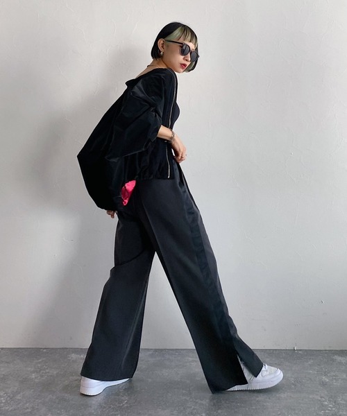 PAGEBOY(ページボーイ)の「CORE / リッチグロウMA-1(MA-1・レディース・グリーン/ブラック・FREE)」の9枚目の写真