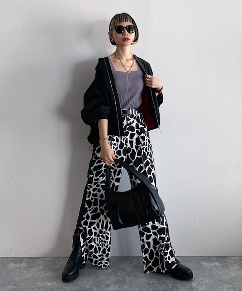 PAGEBOY(ページボーイ)の「CORE / リッチグロウMA-1(MA-1・レディース・グリーン/ブラック・FREE)」の14枚目の写真