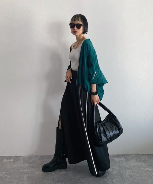 PAGEBOY(ページボーイ)の「CORE / リッチグロウMA-1(MA-1・レディース・グリーン/ブラック・FREE)」の12枚目の写真