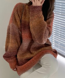 emi+ | グラデーションカラーニットプルオーバー(ニット/セーター)