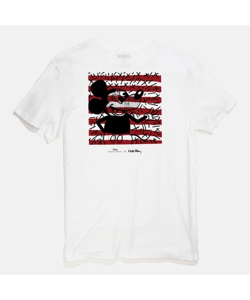 STANCE(スタンス)の「【STANCE / スタンス】MICKEY X HARING / ディズニー キース・ヘリング コラボTシャツ / ユニセックス(Tシャツ/カットソー・メンズ・ホワイト・SMALL/MEDIUM/LARGE/X-LARGE)」の2枚目の写真