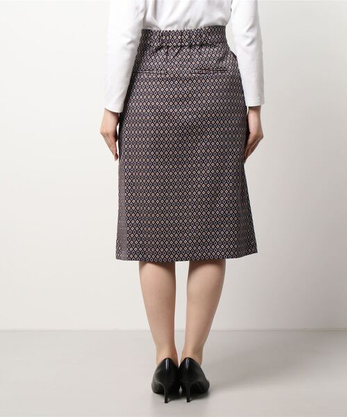 Te chichi（テチチ）の「幾何柄タイトスカート（スカート・レディース・グリーン/ブラウン・SMALL/MEDIUM）」の4枚目の写真