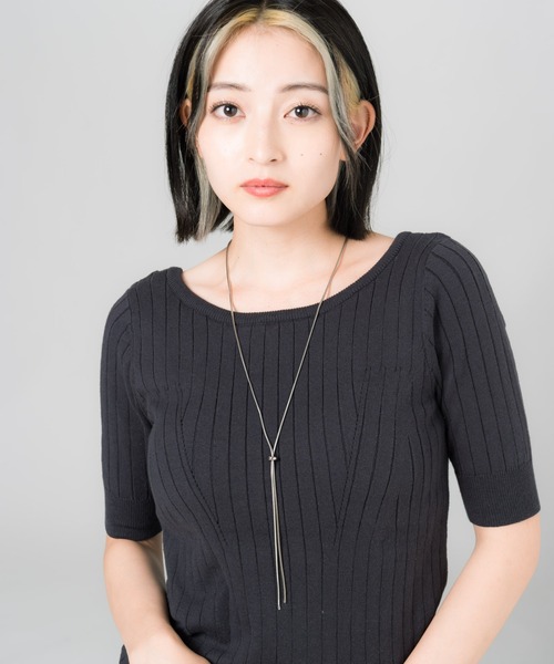 LAYMEE(レイミー)の「Bio chain necklace / ビオチェーンネックレス(ネックレス・レディース・シルバー/ゴールド・FREE)」の1枚目の写真