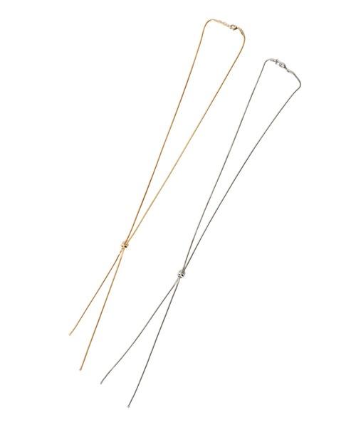 LAYMEE(レイミー)の「Bio chain necklace / ビオチェーンネックレス(ネックレス・レディース・シルバー/ゴールド・FREE)」の11枚目の写真