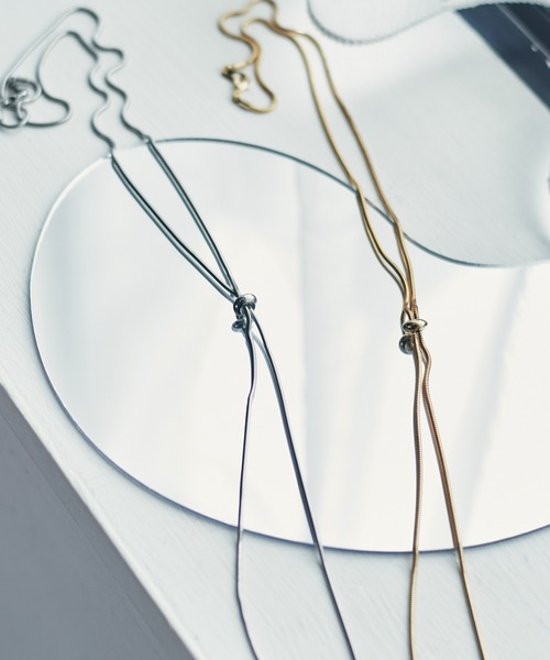 LAYMEE(レイミー)の「Bio chain necklace / ビオチェーンネックレス(ネックレス・レディース・シルバー/ゴールド・FREE)」の10枚目の写真