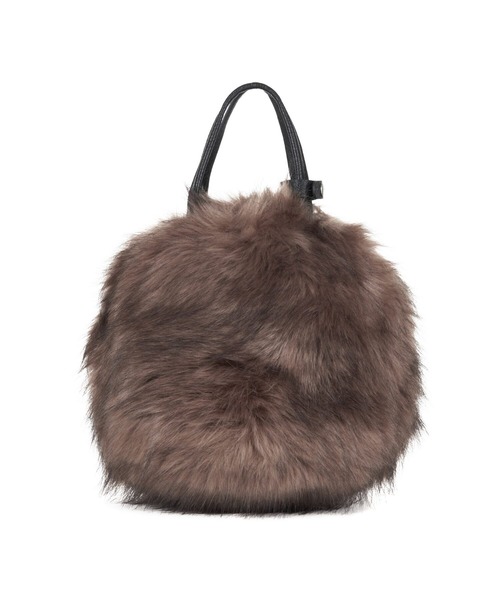 TOFF&LOADSTONE(トフアンドロードストーン)の「フェイクフォックス ボストン(ボストンバッグ・レディース・グレー/アッシュグレー・FREE)」の10枚目の写真