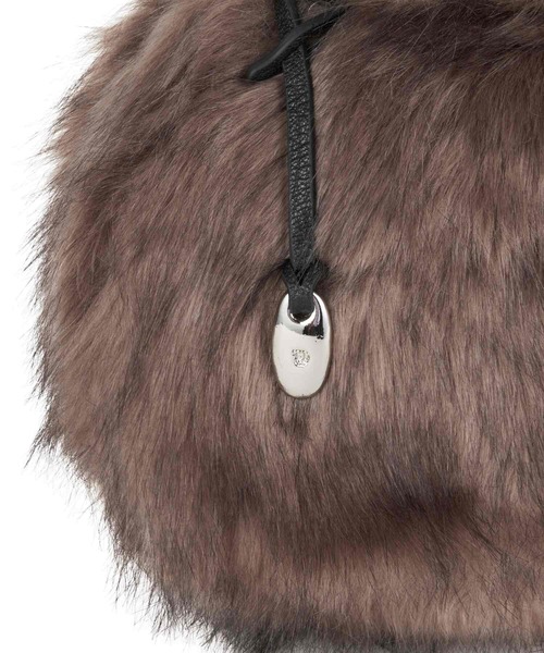 TOFF&LOADSTONE(トフアンドロードストーン)の「フェイクフォックス ボストン(ボストンバッグ・レディース・グレー/アッシュグレー・FREE)」の6枚目の写真