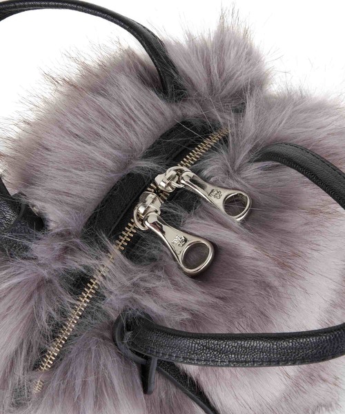 TOFF&LOADSTONE(トフアンドロードストーン)の「フェイクフォックス ボストン(ボストンバッグ・レディース・グレー/アッシュグレー・FREE)」の19枚目の写真