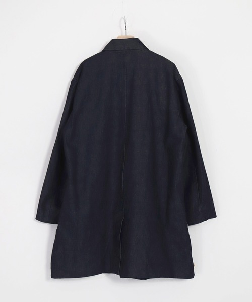 SPELLBOUND（スペルバウンド）の「[SPELLBOUND / スペルバウンド]  12ozハードツイストデニム ワイドコート（ステンカラーコート・メンズ・ワンウォッシュ・2）」の5枚目の写真