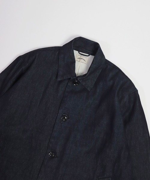 SPELLBOUND（スペルバウンド）の「[SPELLBOUND / スペルバウンド]  12ozハードツイストデニム ワイドコート（ステンカラーコート・メンズ・ワンウォッシュ・2）」の15枚目の写真