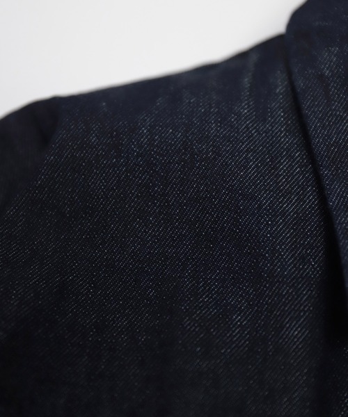 SPELLBOUND（スペルバウンド）の「[SPELLBOUND / スペルバウンド]  12ozハードツイストデニム ワイドコート（ステンカラーコート・メンズ・ワンウォッシュ・2）」の17枚目の写真