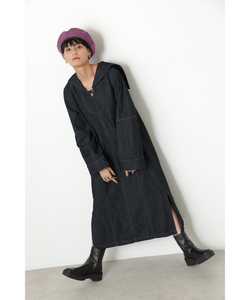 ROSE BUD（ローズバッド）の「セーラーカラーワンピース（ワンピース・レディース・ピンク/ネイビー・FREE）」の20枚目の写真