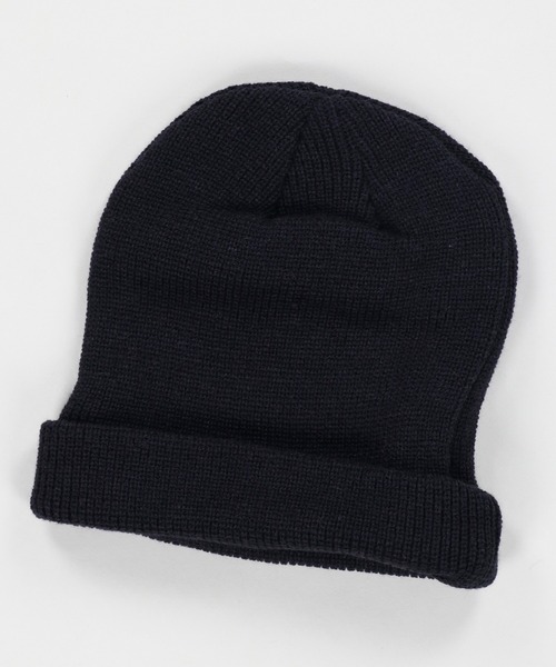 SPINNS（スピンズ）の「アルファベットロゴ刺繍ニット帽（ニットキャップ/ビーニー・メンズ・ブラック/ネイビー/オフホワイト・ONESIZE）」の6枚目の写真