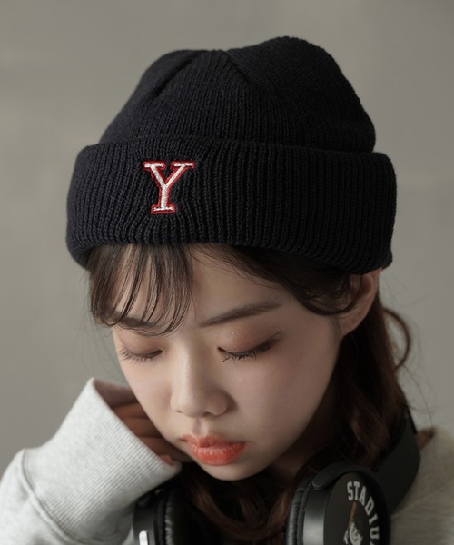 SPINNS（スピンズ）の「アルファベットロゴ刺繍ニット帽（ニットキャップ/ビーニー・メンズ・ブラック/ネイビー/オフホワイト・ONESIZE）」の11枚目の写真