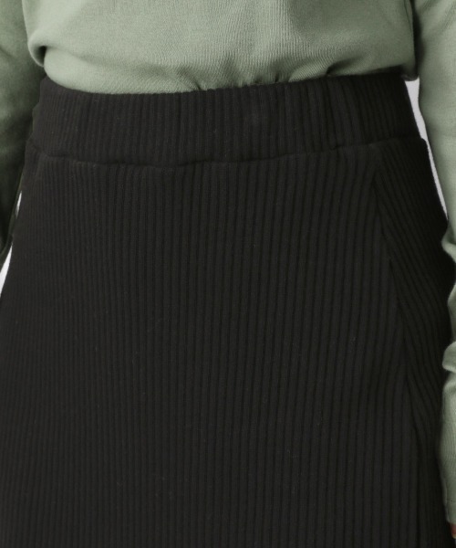 LOWRYS FARM（ローリーズファーム）の「リブカットマーメイドスカート　259259（スカート・レディース・アイボリー/ブラック/ダークブラウン/グリーン・FREE）」の15枚目の写真