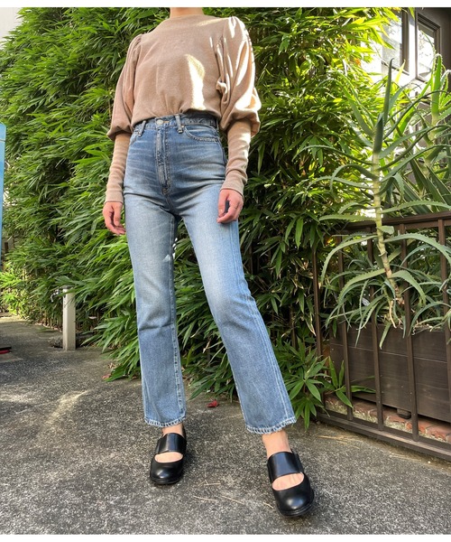 BLACK BY MOUSSY(ブラックバイマウジー)の「round toe shoes(ラウンドトゥシューズ)(その他シューズ・レディース・ベージュ/ブラック・37/38/36)」の18枚目の写真