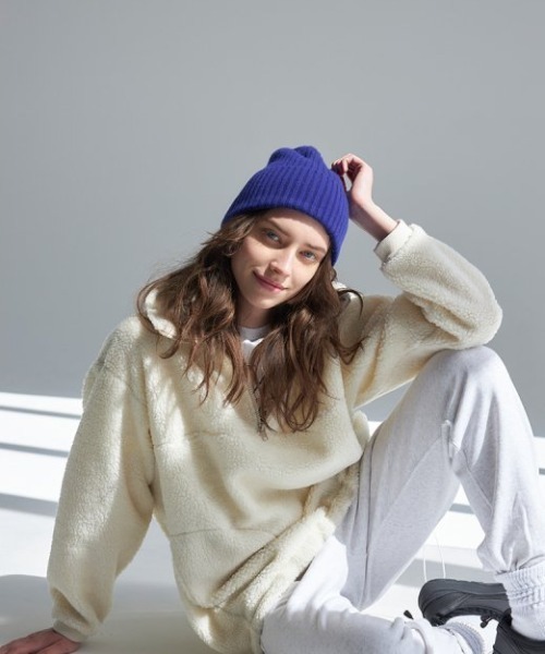 THE SHINZONE(ザ シンゾーン)の「Shinzone KNIT CAP 21AMSIT01(ニットキャップ/ビーニー・レディース・グレー・FREE)」の4枚目の写真