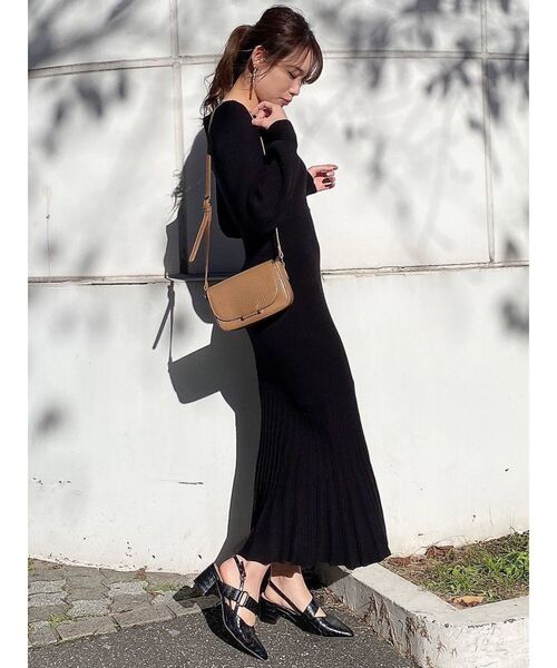 dazzlin（ダズリン）の「ボレロデザインマーメイドニットワンピース（ワンピース・レディース・ブラック/ブラウン/ラベンダー・FREE）」の9枚目の写真