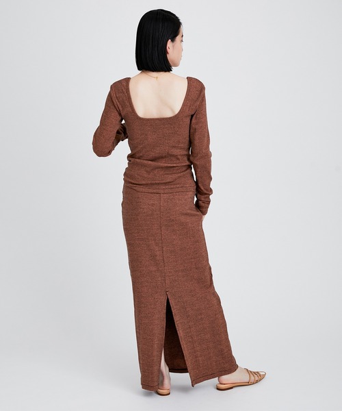 MILLER(ミラー)の「【Miller for ADAM ET ROPE'】別注Cup付Long Sleeve Tee(Tシャツ/カットソー・レディース・ブラック/オレンジ/グリーン・FREE)」の7枚目の写真