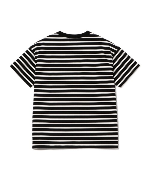 A VONTADE（アボンタージ）の「*A VONTADE × BEAMS F / 別注 ボーダー ポケットTシャツ（Tシャツ/カットソー・メンズ・ブラック/ブラウン・SMALL/MEDIUM/LARGE）」の8枚目の写真