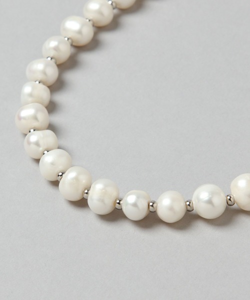 HARE（ハレ）の「BIGパールネックレス(HARE)（ネックレス・メンズ・オフホワイト・FREE）」の3枚目の写真