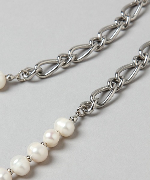 HARE（ハレ）の「BIGパールネックレス(HARE)（ネックレス・メンズ・オフホワイト・FREE）」の4枚目の写真