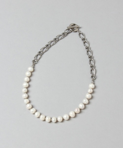 HARE（ハレ）の「BIGパールネックレス(HARE)（ネックレス・メンズ・オフホワイト・FREE）」の8枚目の写真
