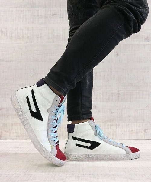 人気 モデル メンズ ミドルカット シューズ スニーカー レザー ミドルカット スニーカー スニーカー Diesel ディーゼル の 人気 モデル メンズ ミドルカット シューズ スニーカー レザー ミドルカット スニーカー スニーカー Diesel ディーゼル の