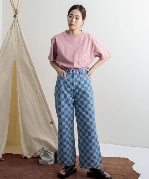 GEVACO（ゲバコ）の「【GEVACO/ゲバコ】オープンエンド度詰め天竺 半袖ポケット付きTシャツ（Tシャツ/カットソー・メンズ・ホワイト/ベージュ/ネイビー/サックスブルー/ピンク・SMALL/MEDIUM/LARGE）」の8枚目の写真