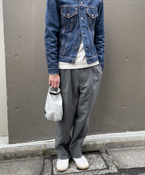 GLOSTER(グロスター)の「【GLOSTER/グロスター】コーデュラリップ ポーチS(ショルダーバッグ・メンズ・ブラック/ライトグレー・FREE)」の17枚目の写真