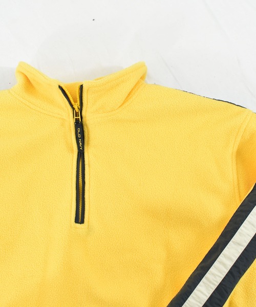 OLD NAVY（オールドネイビー）の「【ヴィンテージ古着】90's OLD NAVY / オールドネイビー ハーフジップ フリースジャケット（ブルゾン・メンズ・イエロー・X-LARGE）」の5枚目の写真