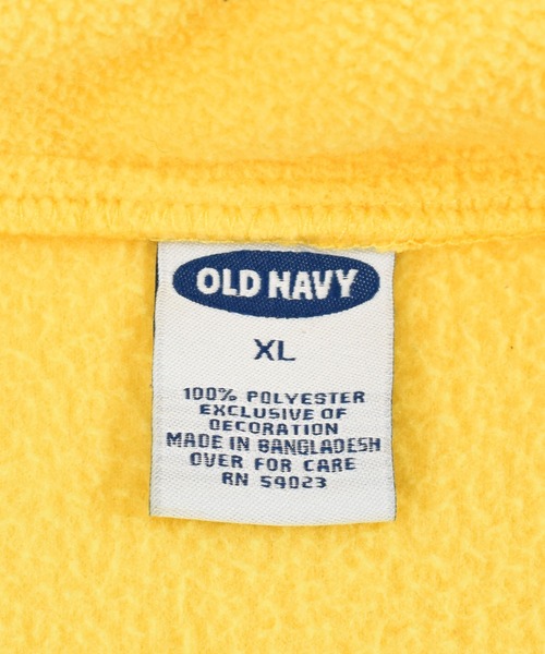 OLD NAVY（オールドネイビー）の「【ヴィンテージ古着】90's OLD NAVY / オールドネイビー ハーフジップ フリースジャケット（ブルゾン・メンズ・イエロー・X-LARGE）」の2枚目の写真