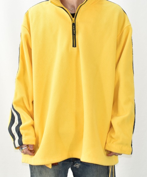 OLD NAVY（オールドネイビー）の「【ヴィンテージ古着】90's OLD NAVY / オールドネイビー ハーフジップ フリースジャケット（ブルゾン・メンズ・イエロー・X-LARGE）」の7枚目の写真