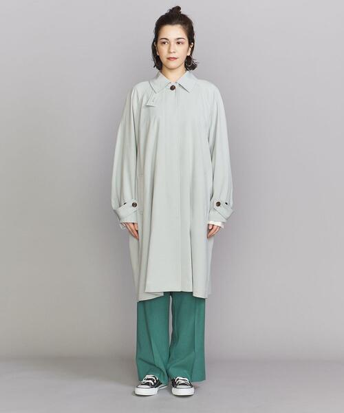 BY フレア ステンカラーコート BEAUTY&YOUTH UNITED ARROWS（ビューティーアンドユース