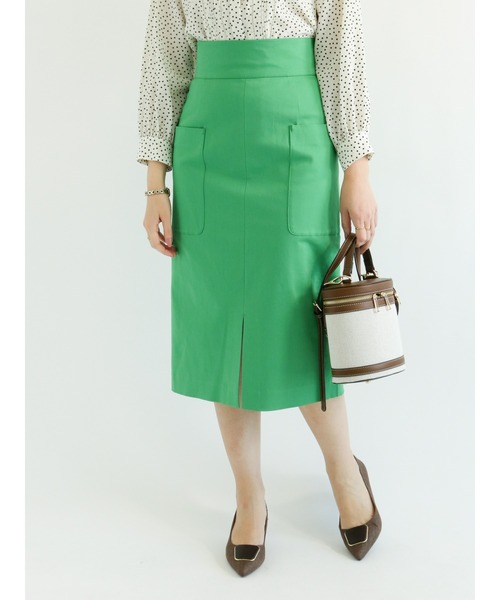 15日処分！最終お値下げ⭐︎未使用 トリプルフォーチュン 金魚柄スカート b40828_2.jpg