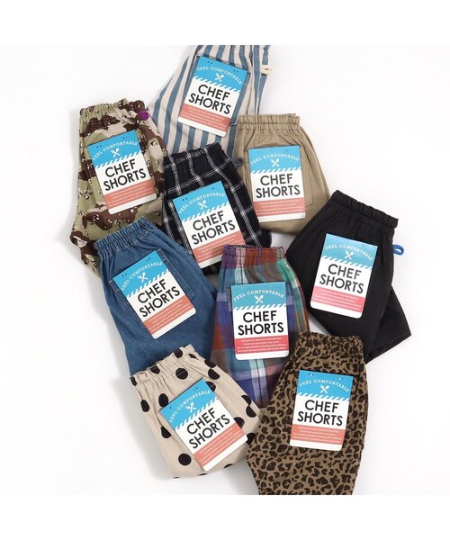 BREEZE（ブリーズ）の「WEB限定 シェフショーツ（その他パンツ・キッズ・インディゴブルー/チャコール/チェック/キャメル/ブラック/ストライプ/キナリ/カモフラージュ/ベージュ・100/80/130/90/140/110/120）」の18枚目の写真