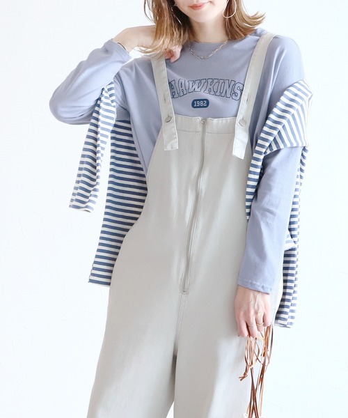 reca(レカ)の「アーチロゴプリントTシャツ(Tシャツ/カットソー・レディース・グレー/ピンク/ブルー/クリーム・FREE)」の6枚目の写真