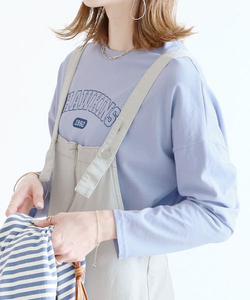 reca(レカ)の「アーチロゴプリントTシャツ(Tシャツ/カットソー・レディース・グレー/ピンク/ブルー/クリーム・FREE)」の8枚目の写真