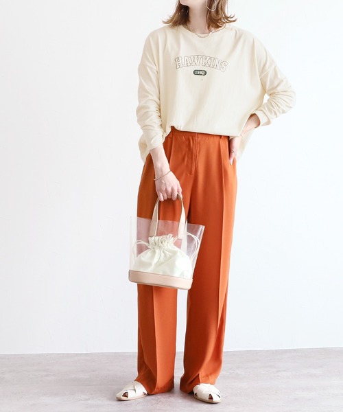 reca(レカ)の「アーチロゴプリントTシャツ(Tシャツ/カットソー・レディース・グレー/ピンク/ブルー/クリーム・FREE)」の15枚目の写真