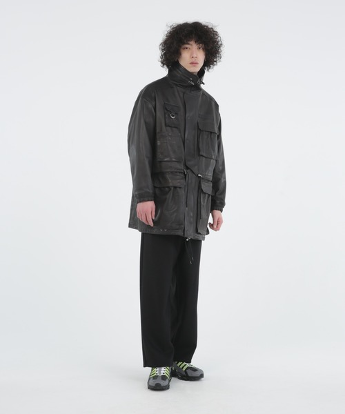 Iroquois（イロコイ）の「OIL GOAT FIELD JK（ミリタリージャケット・メンズ・ブラック・3/1/2）」の8枚目の写真