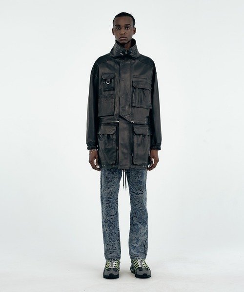 Iroquois（イロコイ）の「OIL GOAT FIELD JK（ミリタリージャケット・メンズ・ブラック・3/1/2）」の17枚目の写真