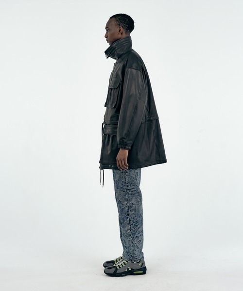 Iroquois（イロコイ）の「OIL GOAT FIELD JK（ミリタリージャケット・メンズ・ブラック・3/1/2）」の18枚目の写真