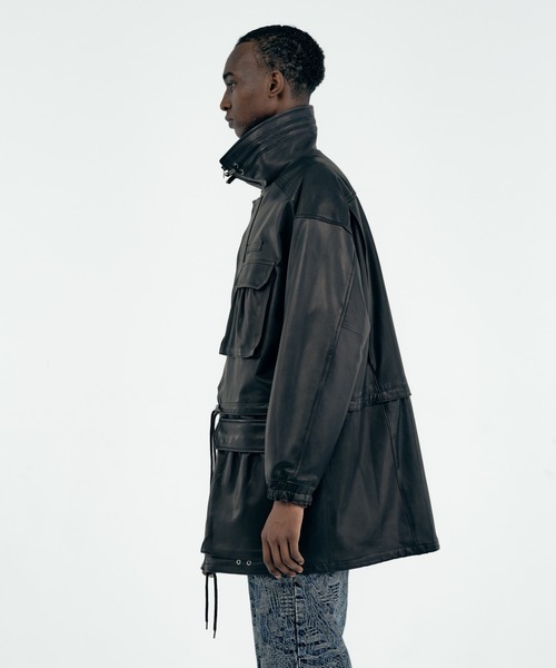 Iroquois（イロコイ）の「OIL GOAT FIELD JK（ミリタリージャケット・メンズ・ブラック・3/1/2）」の13枚目の写真