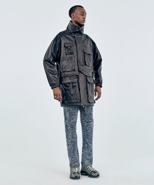 Iroquois（イロコイ）の「OIL GOAT FIELD JK（ミリタリージャケット・メンズ・ブラック・3/1/2）」の16枚目の写真