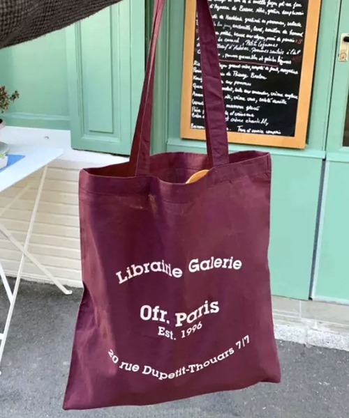 ammy.（エイミードット）の「【 ammy. / エイミードット 】 韓国風 ロゴ トートバッグ（トートバッグ・レディース・ブルー/レッド/ネイビー/グレー/ブラック/イエロー/オレンジ/ダークベージュ/グリーン/パープル/ワインレッド/ホワイト・FREE）」の19枚目の写真